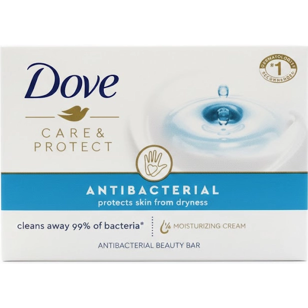پن و صابون آنتی‌باکتریال داو 106 گرم Dove Beauty Bar Soap Antibacterial Care