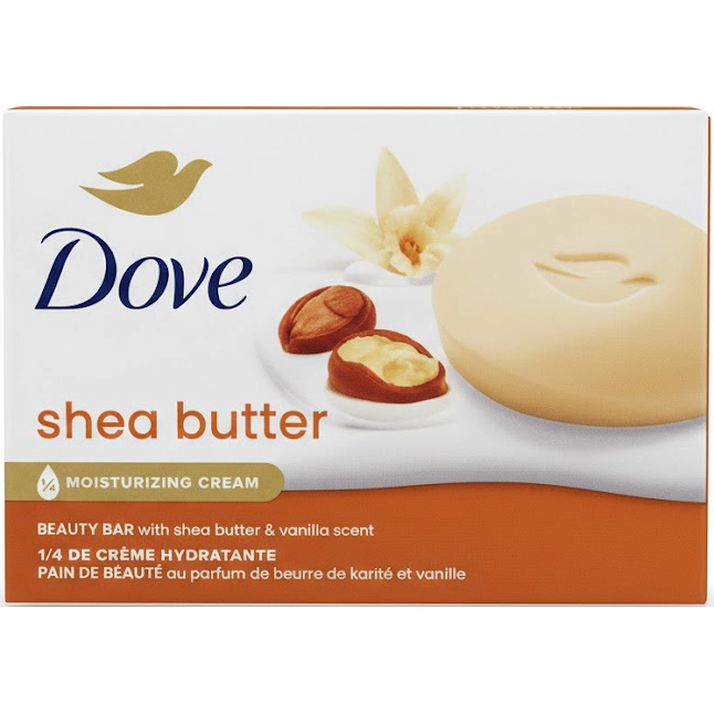 پن و صابون داو نرم کننده و آبرسان شی باتر و وانیل 113 گرم Dove Nourishing Care Shea Butter Moisturizing Cream Beauty Bar — تصویر ۲