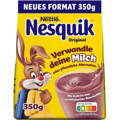 پودر شیر کاکائو نسکوئیک آلمانی اصل ۳۵۰ گرم Nestle Nesquik — تصویر ۲