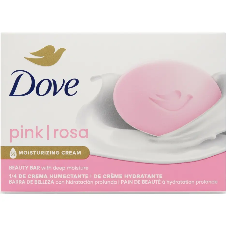 پن کرم دار/ صابون داو پینک بیوتی بار 106 گرم Dove Beauty Bar Soap with Deep Moisture