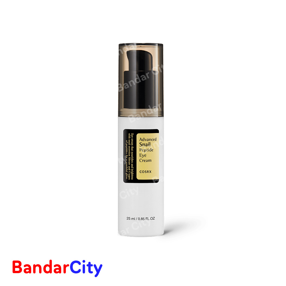 کرم دور چشم حلزون کوزارکس -ضد چروک، پف و تیرگی قوی 25میل COSRX Advanced Snail Peptide Eye Cream — تصویر ۳