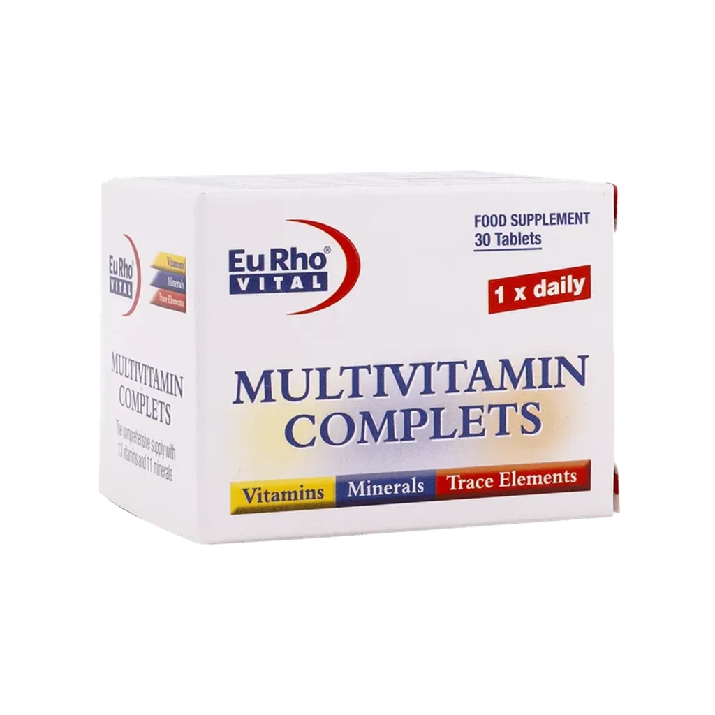 قرص مولتی ویتامین یوروویتال ۳۰ عددی | EuRho Vital Multivitamin Complets