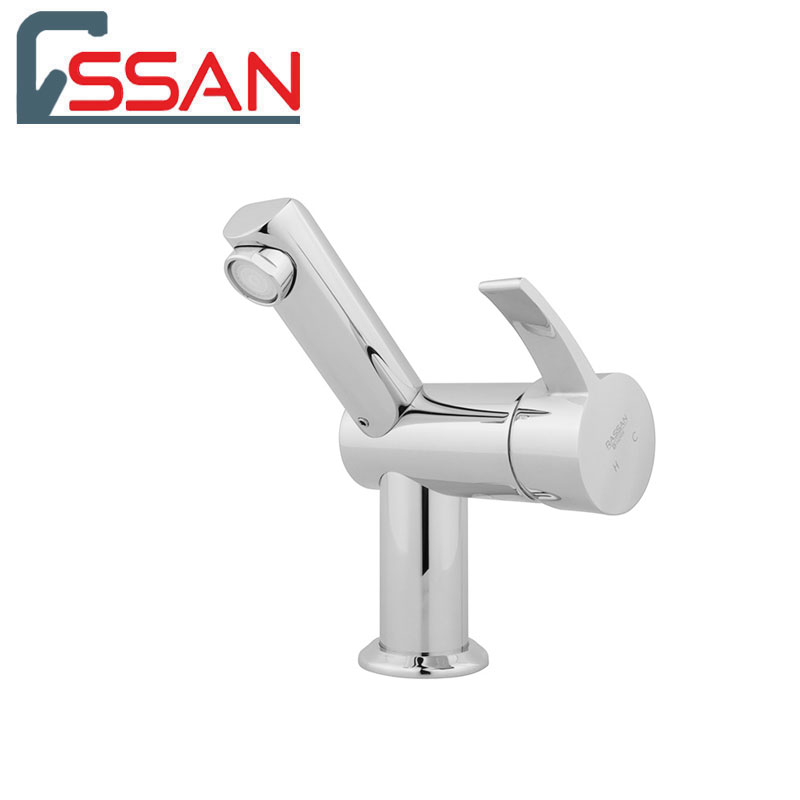 شیر روشویی مدل تندیس کروم راسان