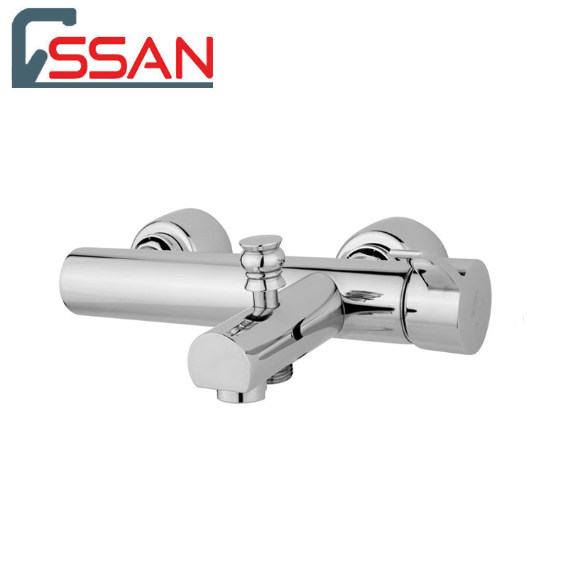 شیر حمام مدل تندیس کروم راسان