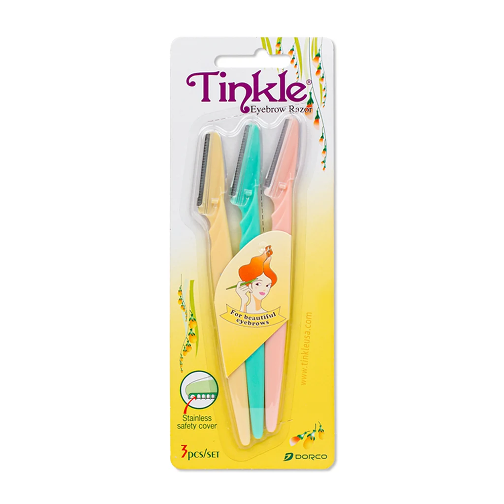 تیغ ابرو تینکل ۳ عددی | Tinkle Eyebrow Razor بسته سه عددی