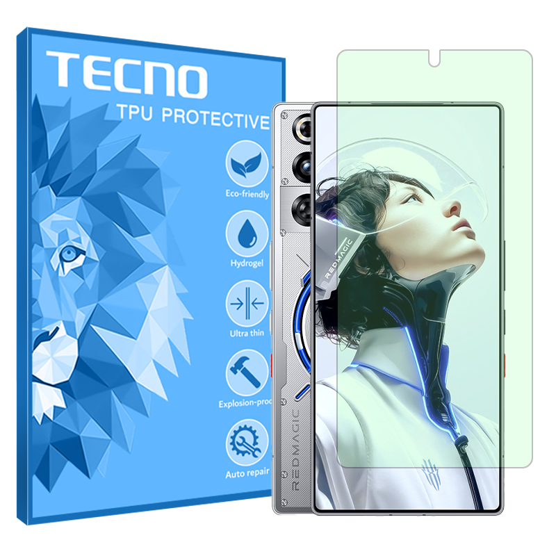 گلس زد تی ای nubia RedMagic 11 Pro (نسخه گلوبال) مدل گرین لایت برند تکنو — تصویر ۲
