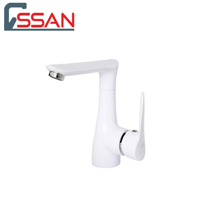 شیر روشویی مدل رابیت سفید راسان