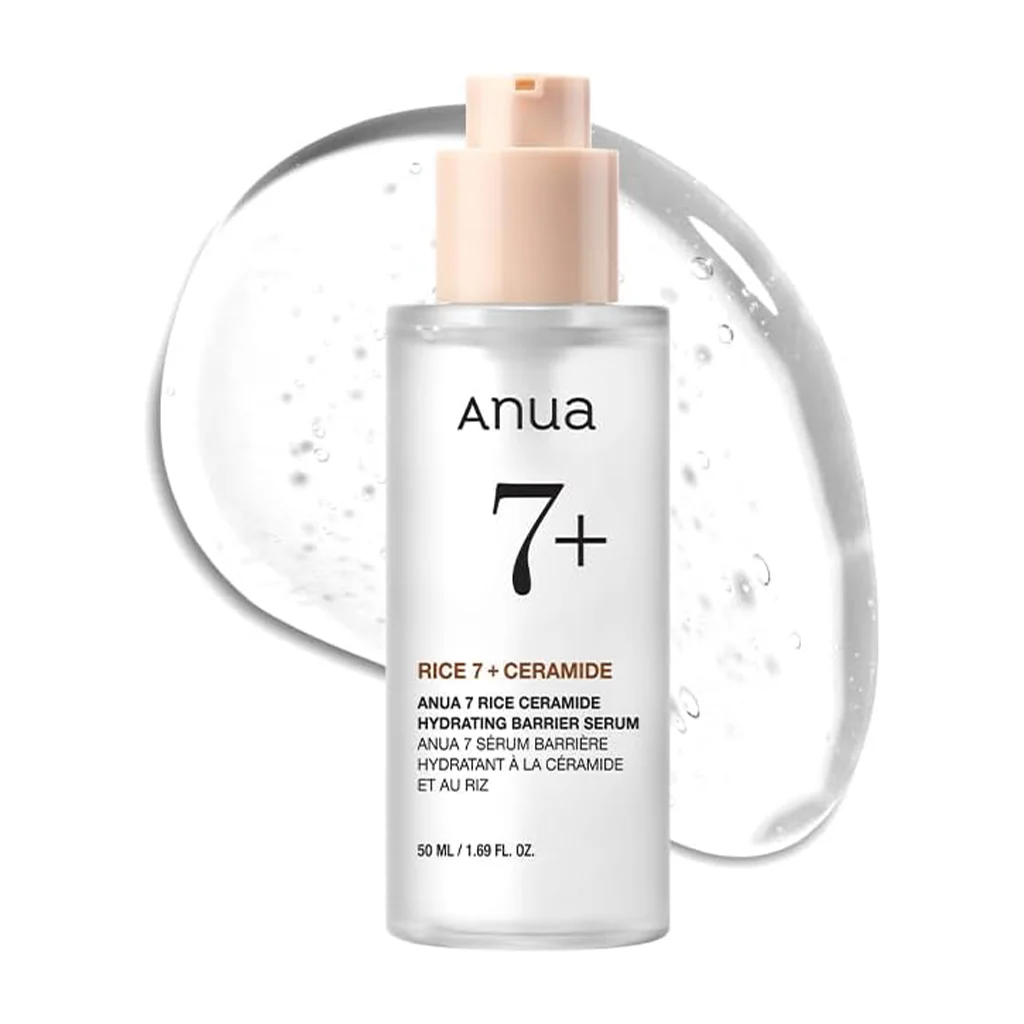 سرم آبرسان و تقویت‌کننده سد دفاعی برنج و سرامید آنوا Anua rice 7 + ceramide