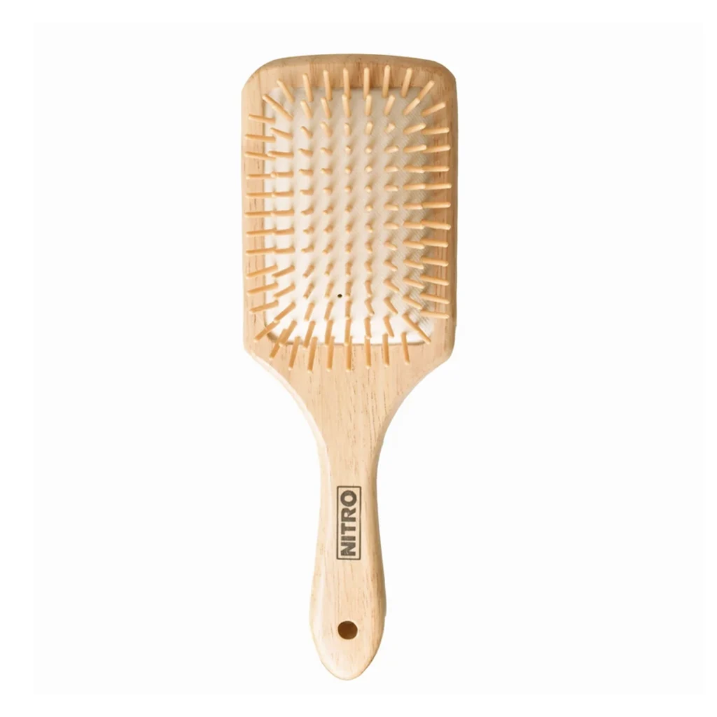 برس چوبی نیترو NITRO wood paddle brush