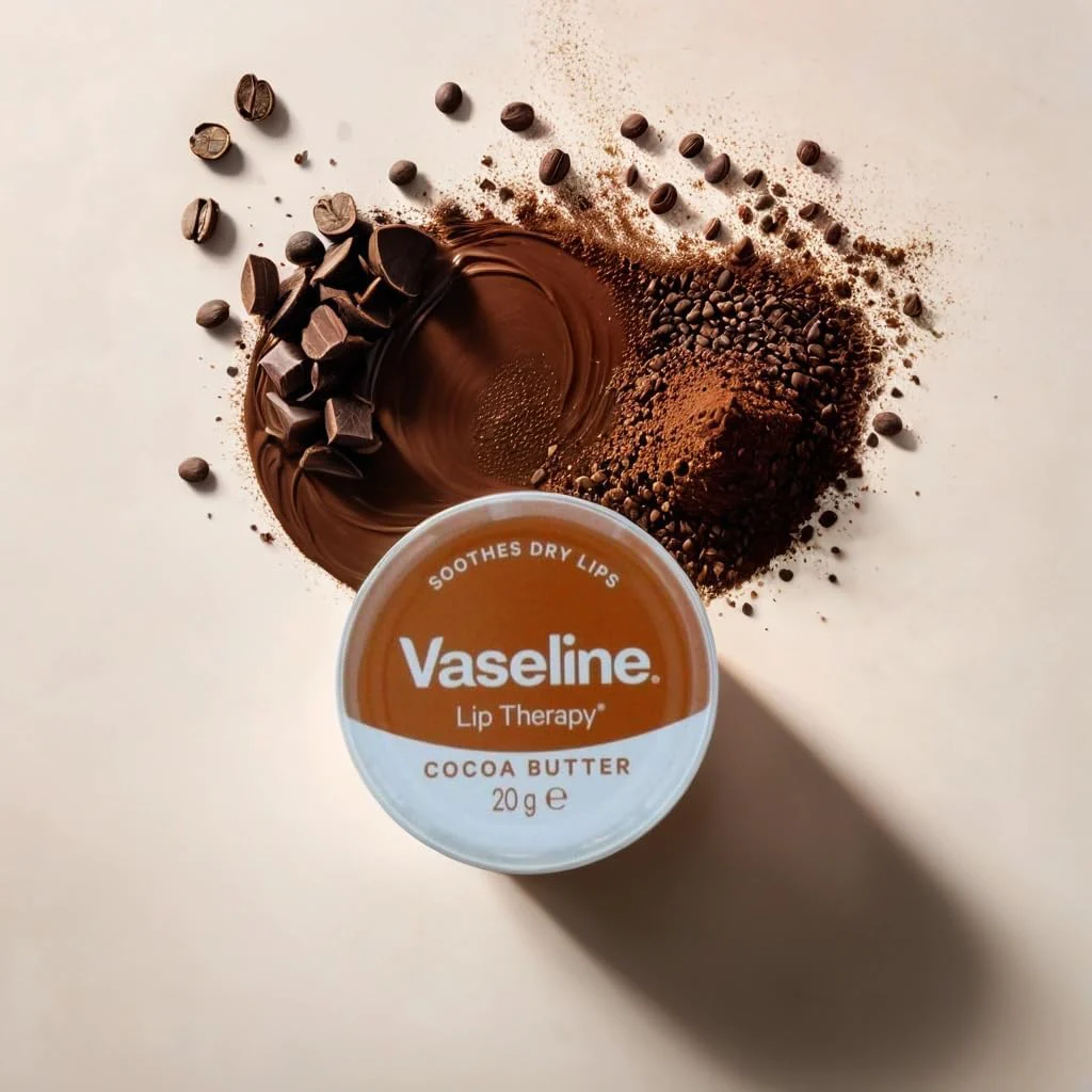بالم لب وازلین کره کاکائو Vaseline Lip Therapy cocoa butter — تصویر ۵