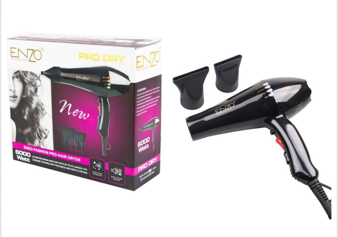 سشوار حرفه ای انزو 6000 وات مدل EN-8860 — تصویر ۲