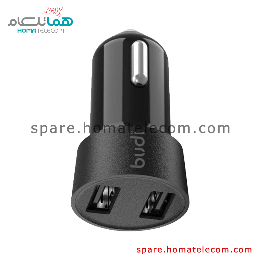 شارژر فندکی 17 وات بودی مدل Budi – Adapter – Car Charger – 17 W / 3.4 ma – CC622BS