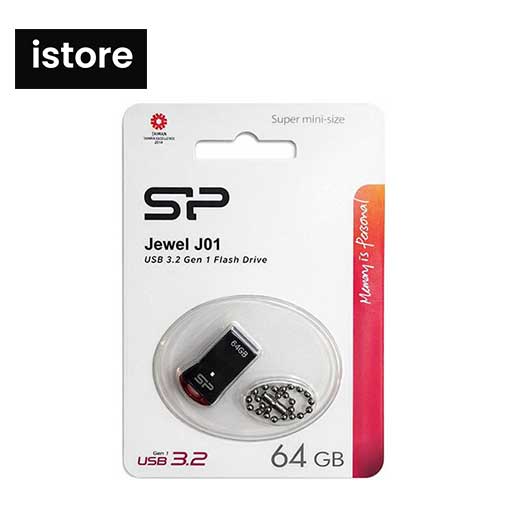 فلش مموری سیلیکون پاور مدل Jewel J01 USB 3.2 ظرفیت 64 گیگابایت | Silicon Power Jewel J01 USB 3.2 flash drive
