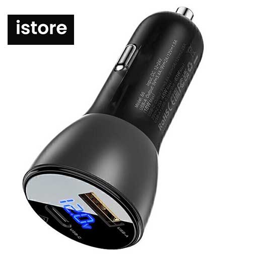 شارژر فندکی ایس فست مدل B6 توان 63 وات دارای گارانتی | ACEFAST Car Charger B6 — تصویر ۳