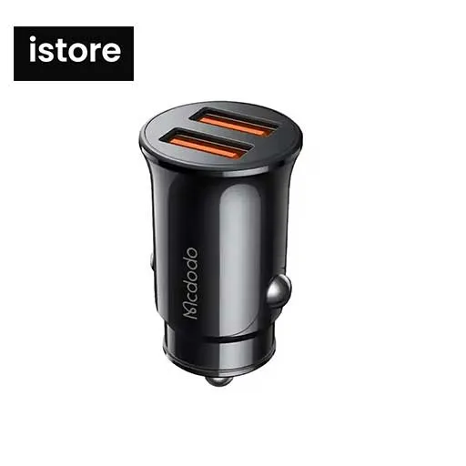 شارژر فندکی مک‌دودو 660-CC وات 12 توان Charge دارای گارانتی | Mcdodo CC-660 Dual USB Output Car Charger