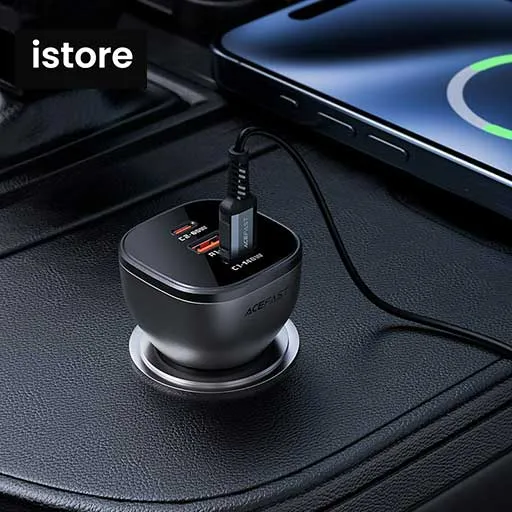 شارژر فندکی ایس فست توان 165 وات دارای گارانتی مدل B14 | ACEFAST B14 PD3.1 Fast Charger — تصویر ۳