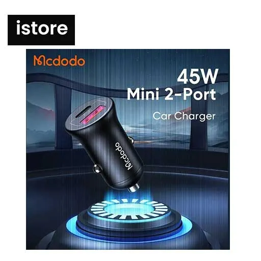 شارژر فندکی مک دودو 2680-CC Mcdodo توان 45 وات گارانتی 12 ماهه دو پورت | Mcdodo CC-268 — تصویر ۶