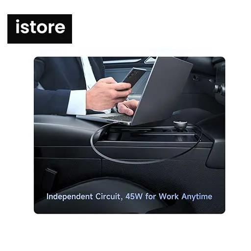 شارژر فندکی فست شارژ CC-4850 ماشین تایپ سی 80 وات با کابل جمع شونده تایپ سی مک‌دودو گارانتی دار | Mcdodo CC-4850 FreeGo 80W Car Charger Built-in Retractable Cable — تصویر ۶