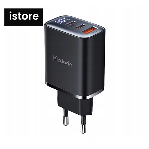 شارژر دیواری 30 وات مک دودو مدل CH-2180 با 3 پورت خروجی — تصویر ۲