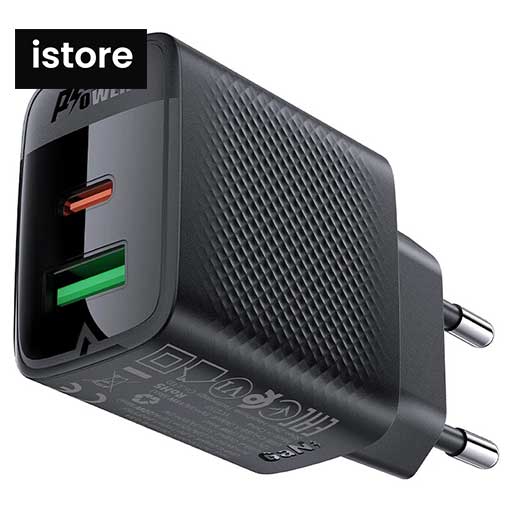 شارژر دیواری ایس فست ACEFAST A78 W20PD GaN توان 20 وات فست شارژ — تصویر ۲