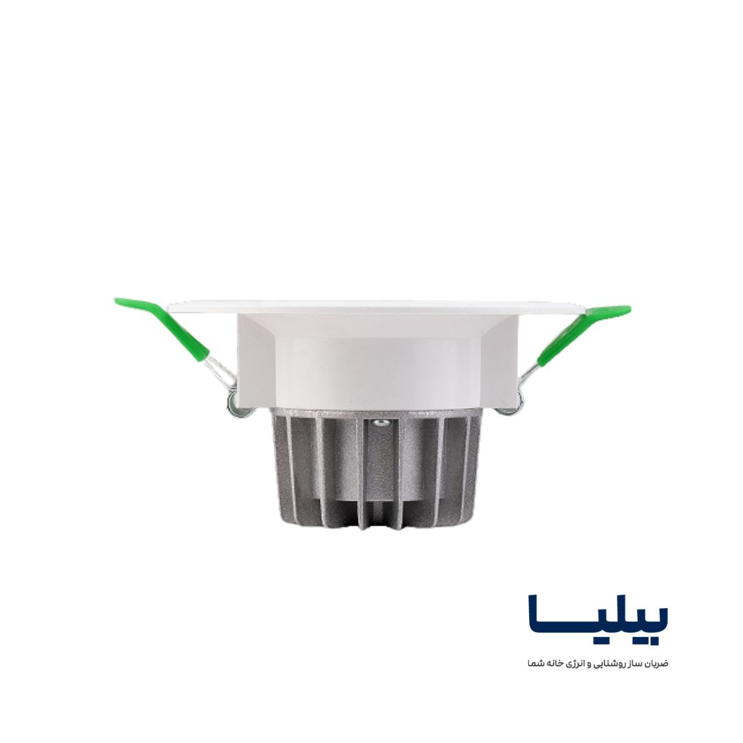 چراغ چشمی دایره ای 9 وات COB مدل آمیتریس برند پارس شعاع توس — تصویر ۳