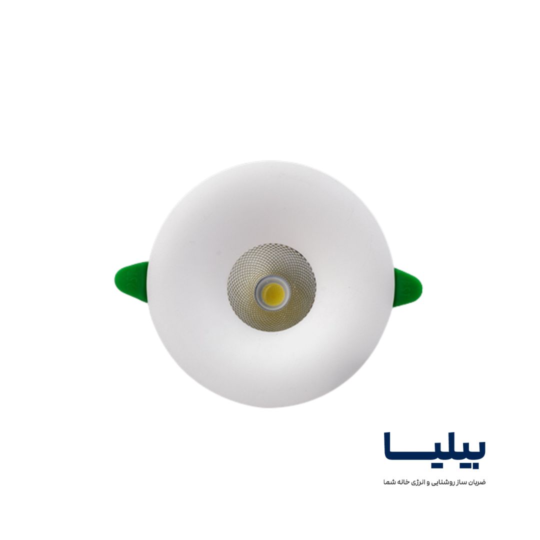چراغ چشمی دایره ای 9 وات COB مدل آمیتریس برند پارس شعاع توس — تصویر ۲