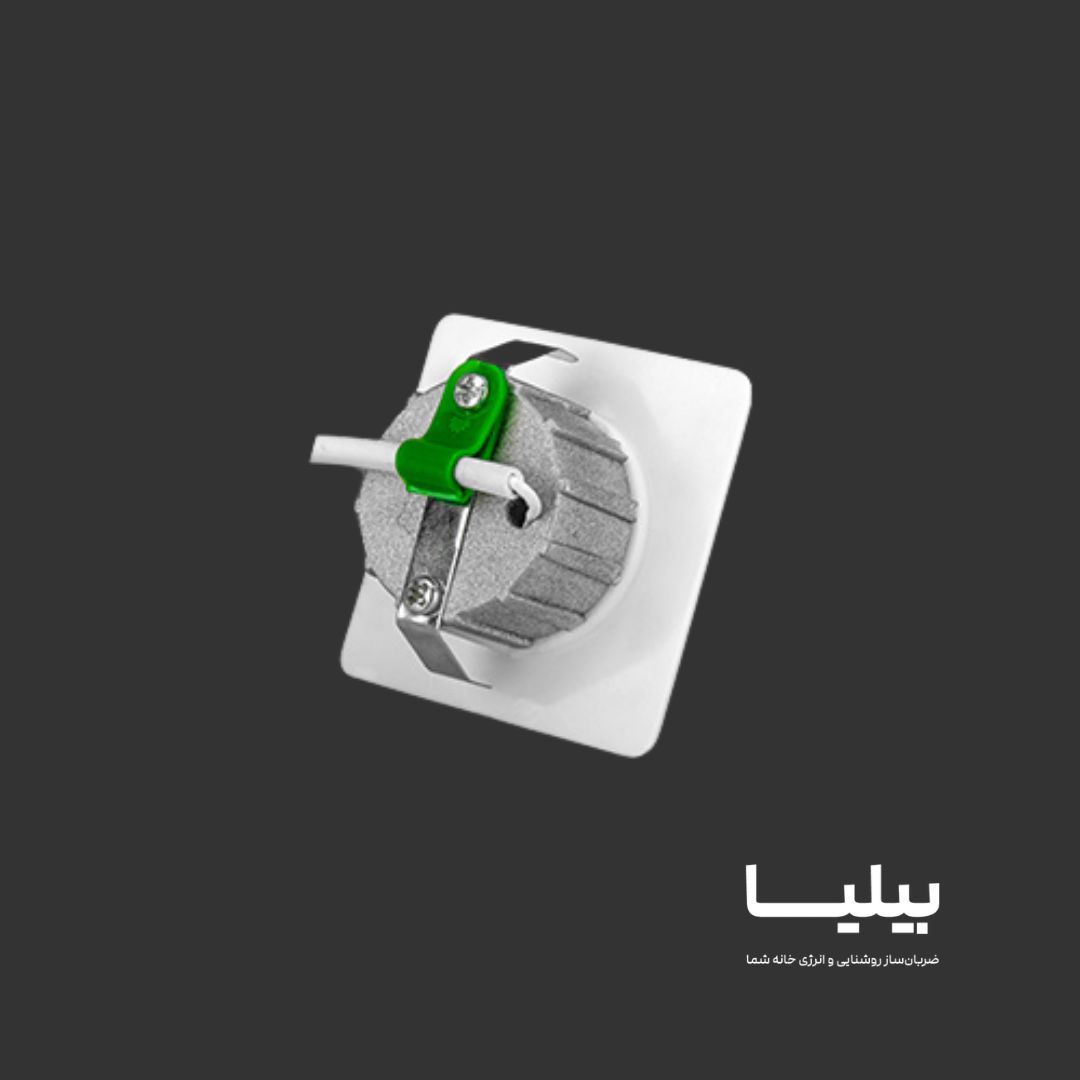 چراغ چشمی مربعی 3 وات SMD برند پارس شعاع توس — تصویر ۵