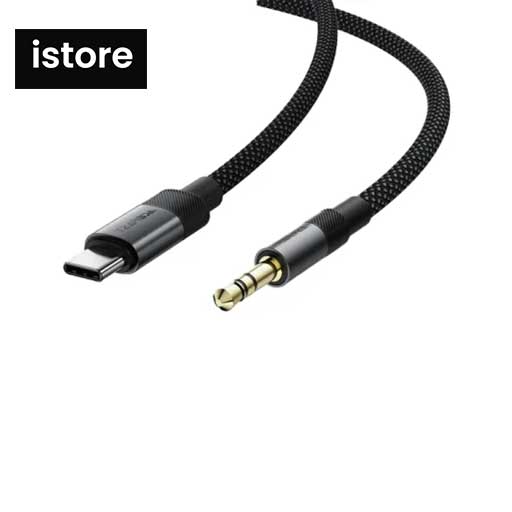 کابل تبدیل AUX به USB-C ایس فست مدل J11 طول 1 متر — تصویر ۵