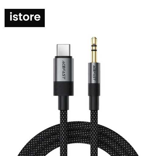 کابل تبدیل AUX به USB-C ایس فست مدل J11 طول 1 متر