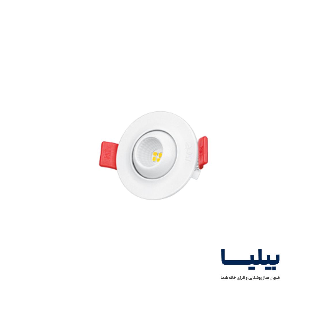چراغ چشمی متحرک دایره ای 3 وات SMD برند پارس شعاع توس — تصویر ۳