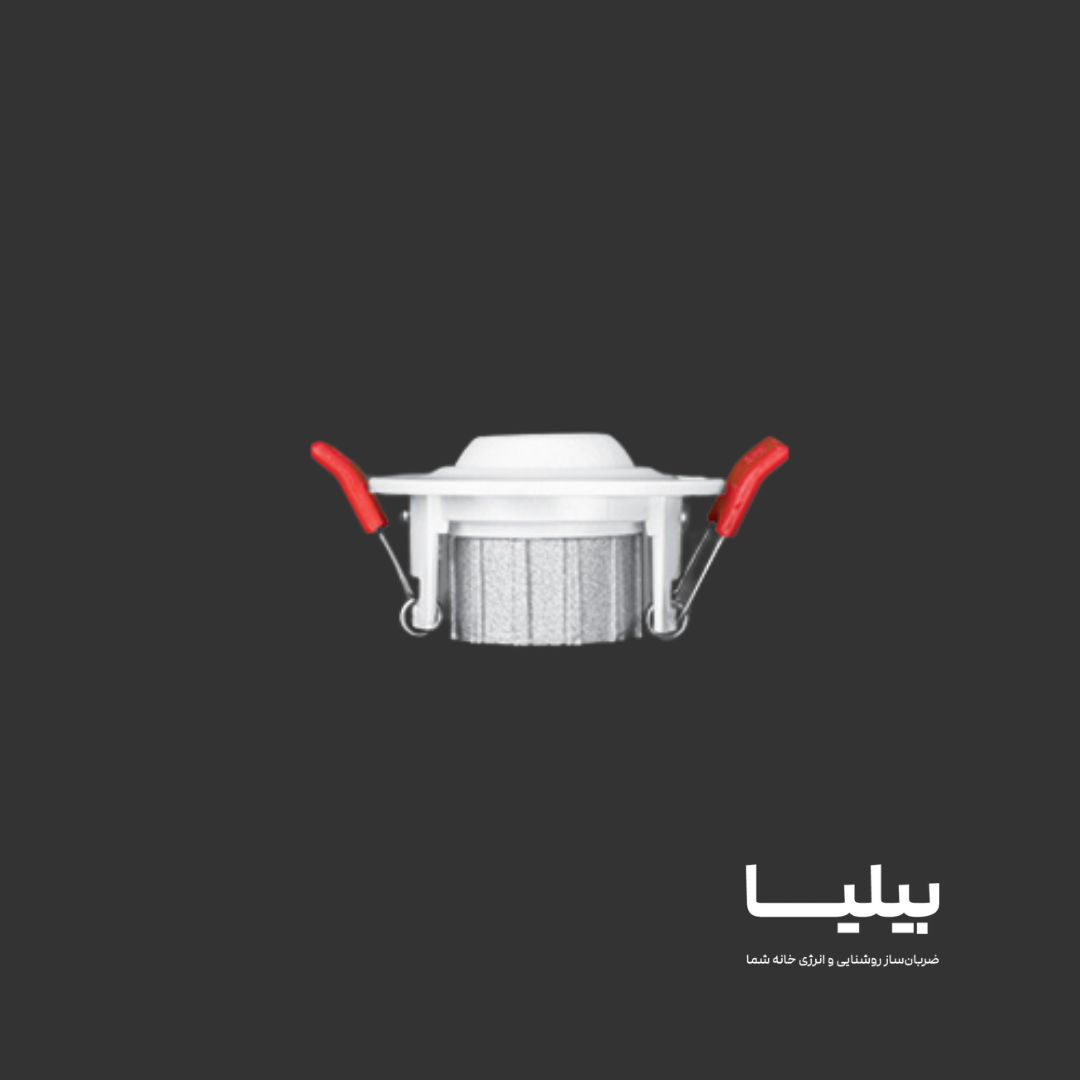 چراغ چشمی متحرک دایره ای 3 وات SMD برند پارس شعاع توس — تصویر ۷