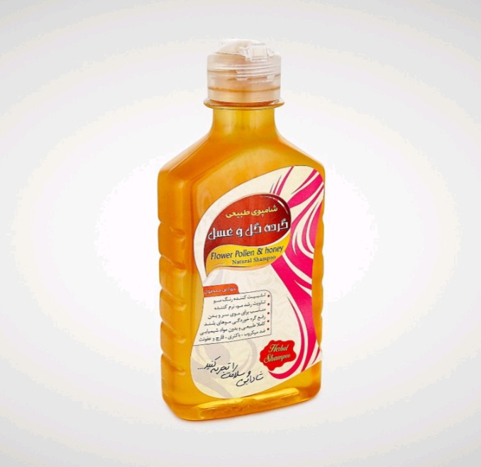 شامپو گرده گل و عسل (۲۵۰ گرم) — تصویر ۲
