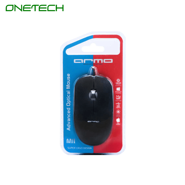 ماوس بیسیم آرمو مدل armo m11w مشکی — تصویر ۲