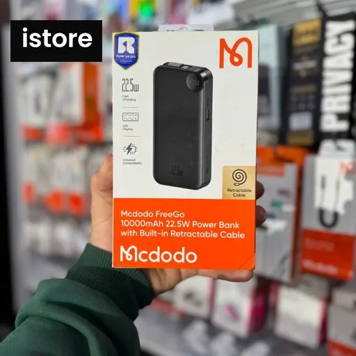 پاور بانک مک دودو ده هزار 22/5w با کابل Mcdodo freeGo Mc-3860 — تصویر ۴