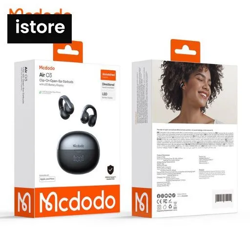 ایرپاد مک دودو مدل HP-8160 با شارژدهی 24 ساعته رنگ مشکی (تضمین اصالت) | اصل اورجینال | اقساطی Mcdodo HP-8160 | — تصویر ۳