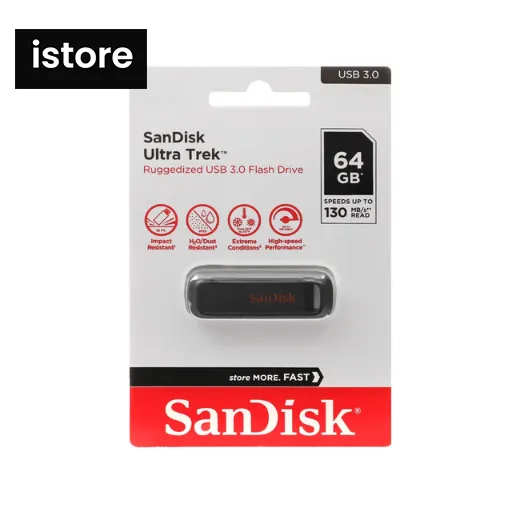 فلش sandisk Ultratrek usb3.0 64g — تصویر ۲