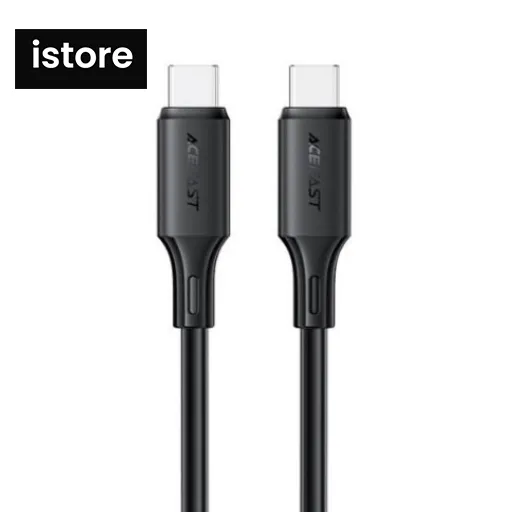 کابل تایپ سی به تایپ سی acefast C17-03 طول 1/2 توان 60w — تصویر ۲