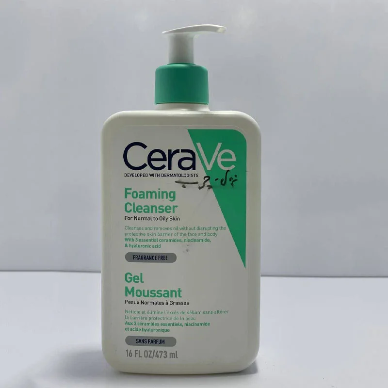 ژل شستشوی صورت فرانسوی پوست چرب سراوی CeraVe — تصویر ۲