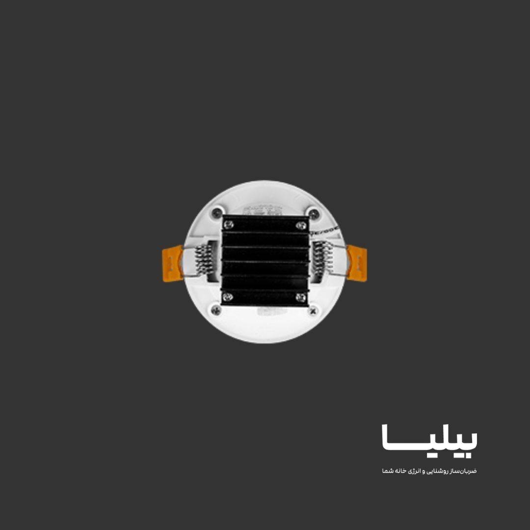پنل سقفی توکار دایره ای 9 وات آرامیس پارس شعاع توس — تصویر ۷
