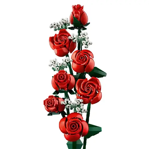 لگو دسته گل رز 822 تکه کد 1328 — تصویر ۷