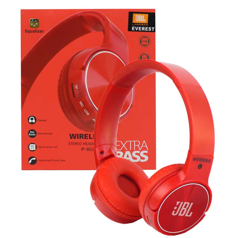 هدفون بلوتوثی و رم خور JBL P-802