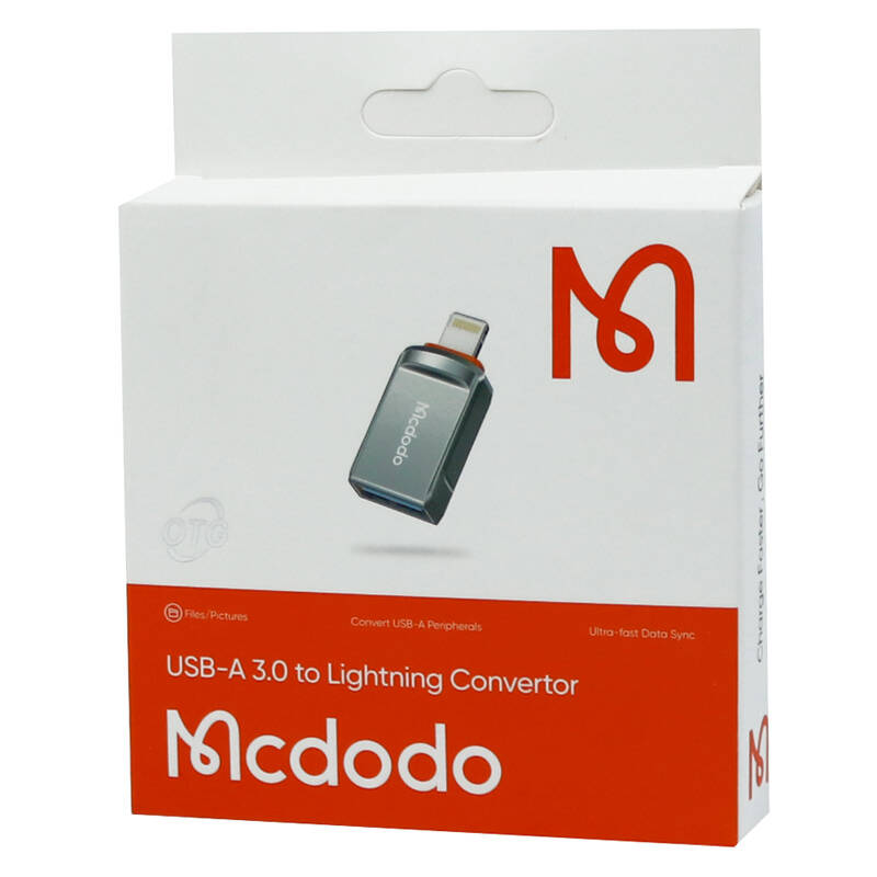 تبدیل USB به Lightning برای آیفون برند مک دو دو مدل OT-8600 — تصویر ۳