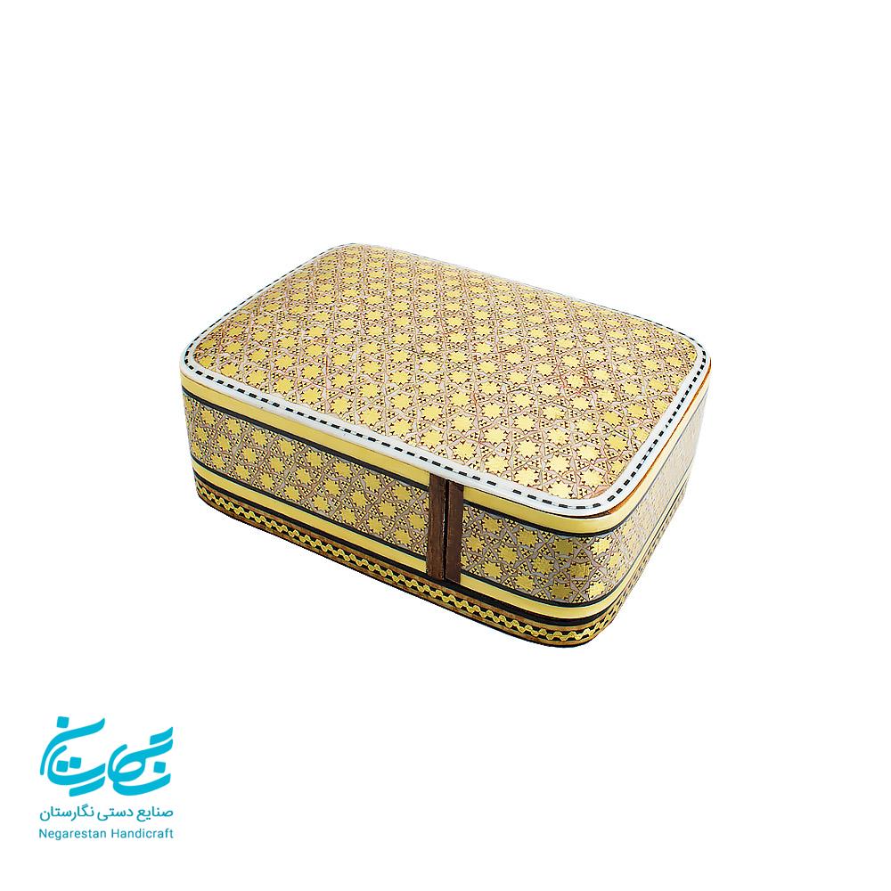 جعبه خاتم کاری کشویی (جاپاسوری) — تصویر ۴