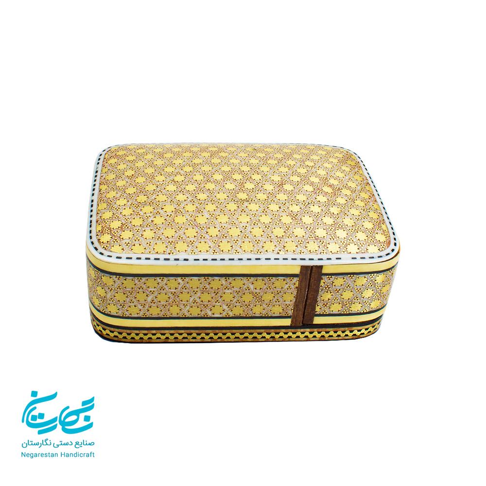 جعبه خاتم کاری کشویی (جاپاسوری) — تصویر ۲
