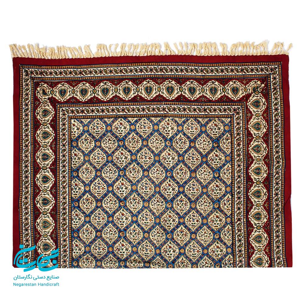 رومیزی قلمکار 100 در 150 سانتیمتر نفیس — تصویر ۵