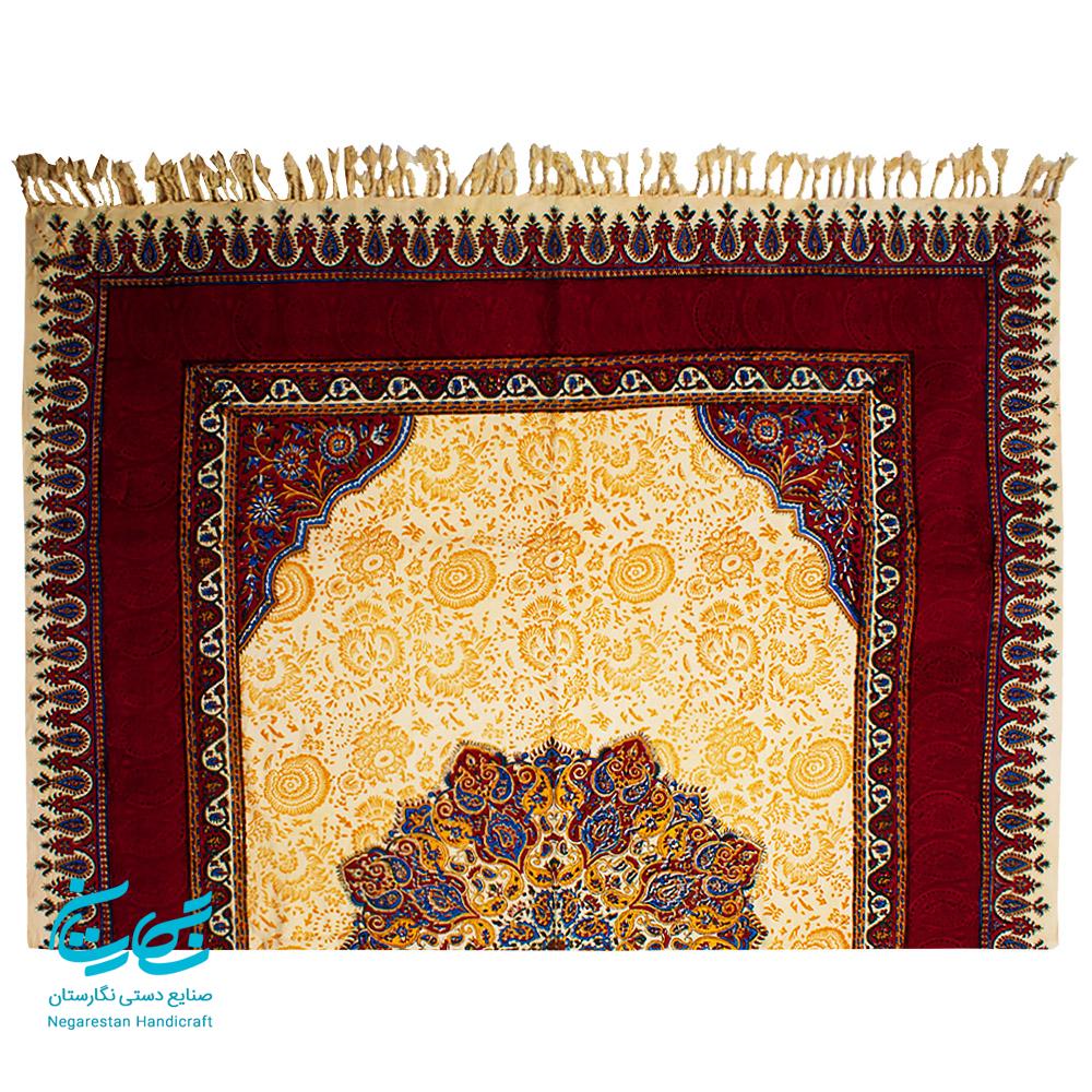 رومیزی قلمکار 100 در 150 سانتیمتر نفیس — تصویر ۷
