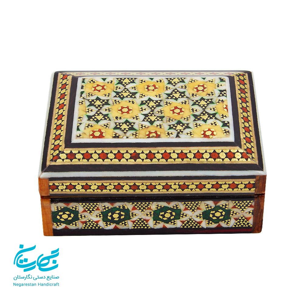 جعبه کوچک جاسکه ای خاتم کاری — تصویر ۲