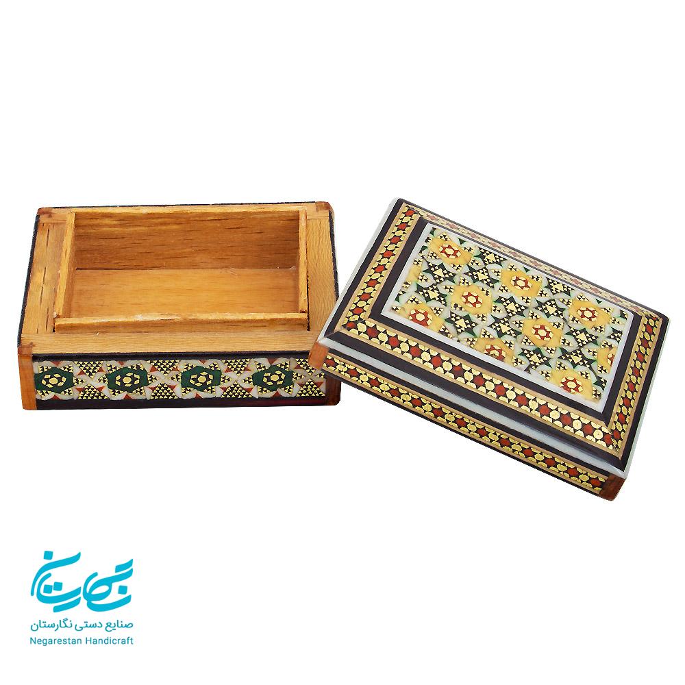 جعبه کوچک جاسکه ای خاتم کاری — تصویر ۳