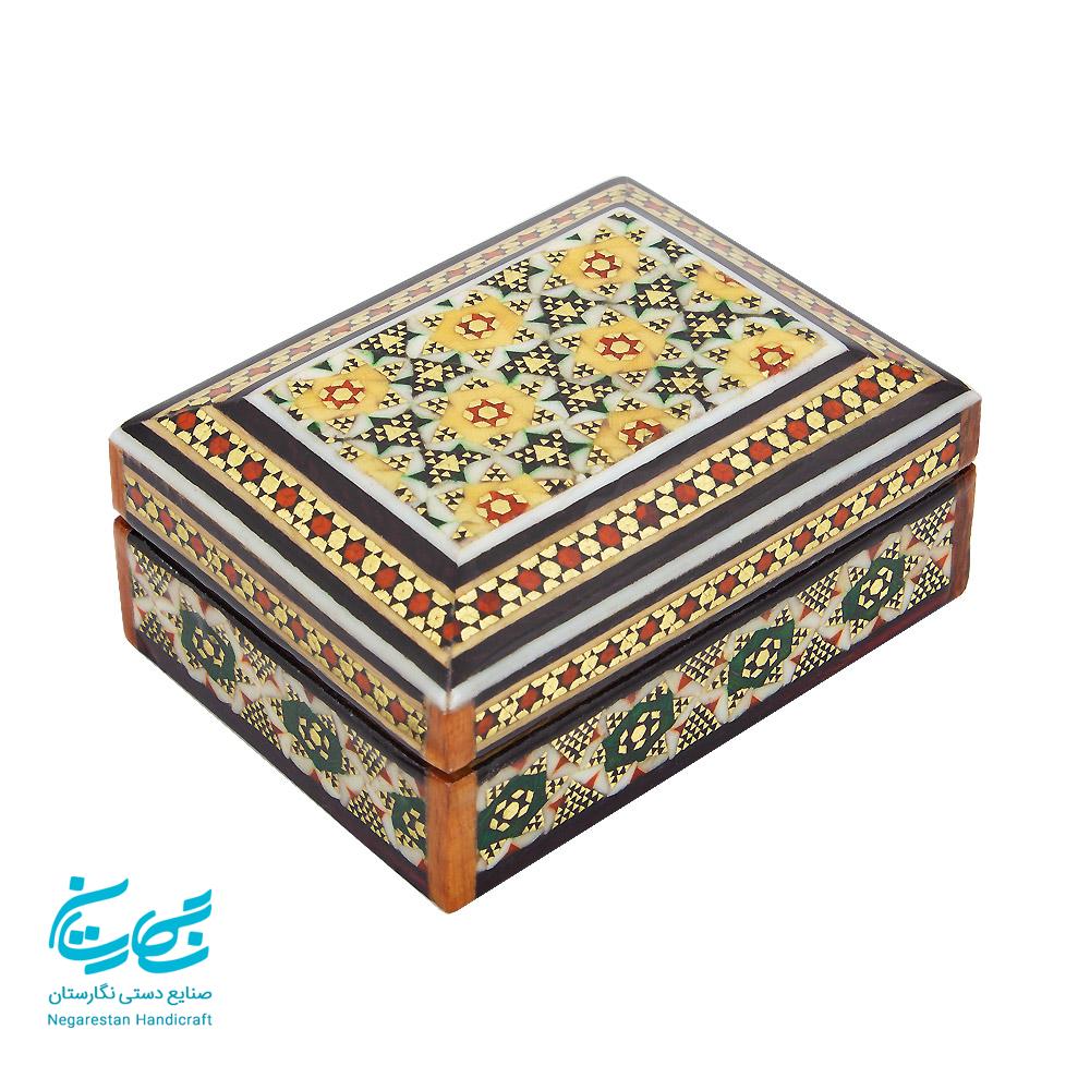 جعبه کوچک جاسکه ای خاتم کاری — تصویر ۵