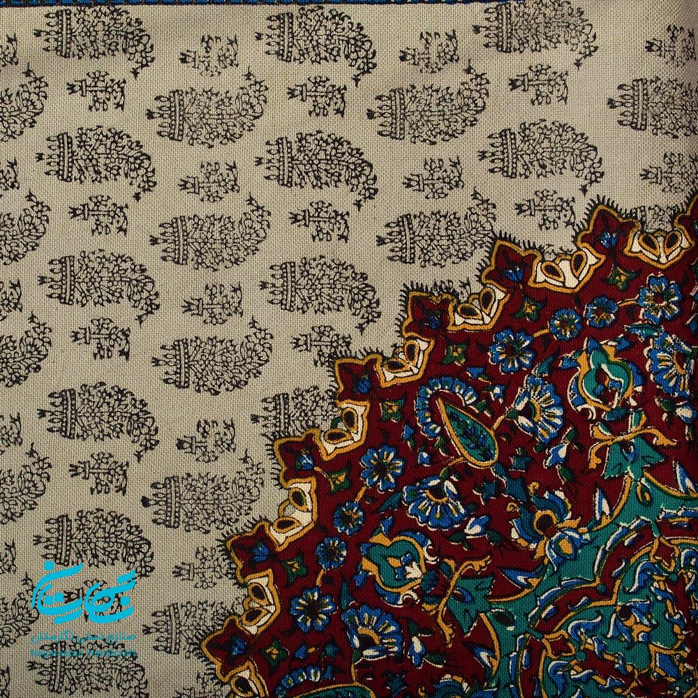 رومیزی قلمکار 100 در 150 نفیس — تصویر ۵